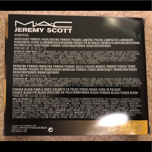 Mac Jeremy Scott CD-JS Cheek Palette - Picture 3 of 3